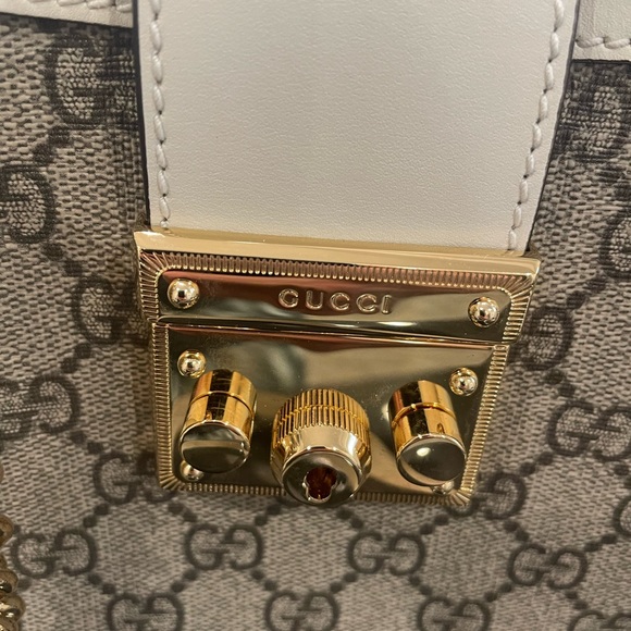 NEW Gucci Padlock Small GG Shoulder Bag IvorySOLD - Picture 6 of 10